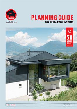 PREFA Planning Guide Roof Systems
