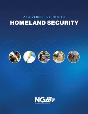 A Governor's Guide to Homeland Security