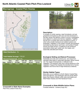 North Atlantic Coastal Plain Pitch Pine Lowland