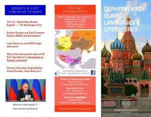 Russian & East European Studies