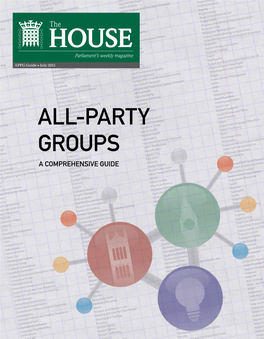 All-Party Groups a Comprehensive Guide APPG Guide