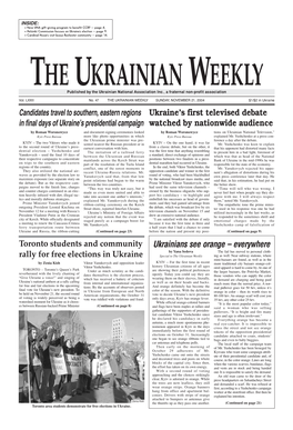 The Ukrainian Weekly 2004, No.47