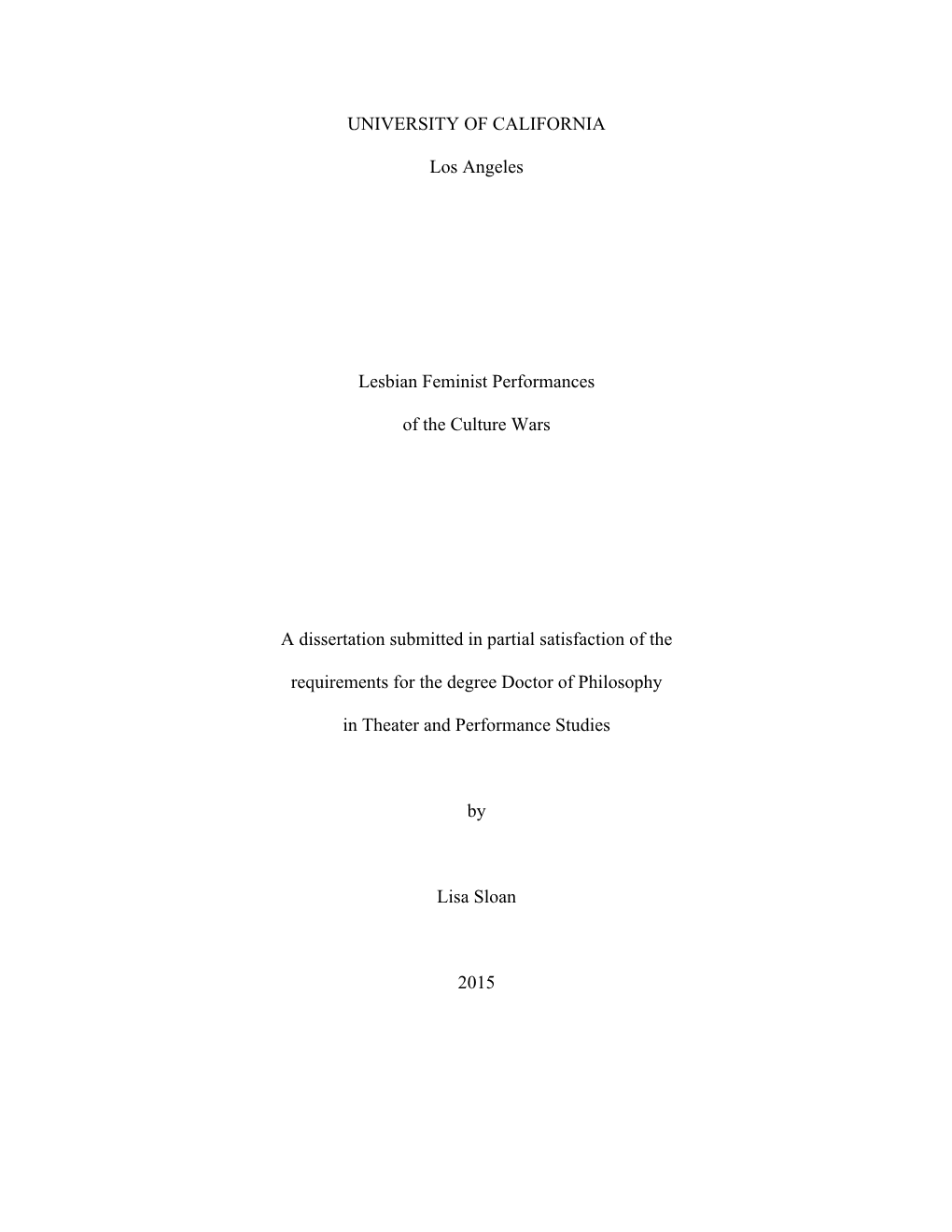 OUTLINE Sloandissertation (Citations)