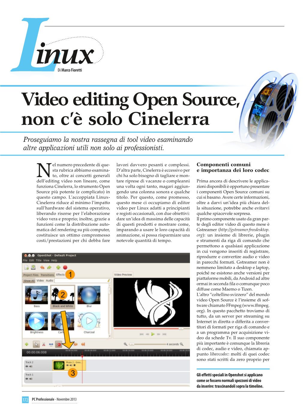 Video Editing Open Source, Non C'è Solo Cinelerra