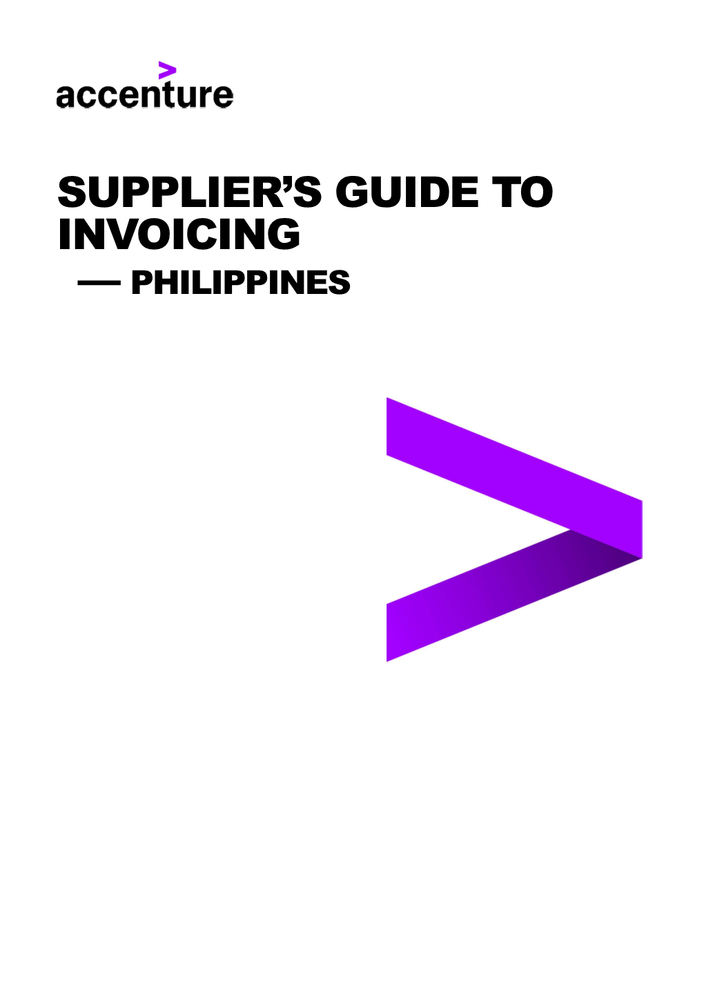 Supplier's Guide to Invoicing — Philippines