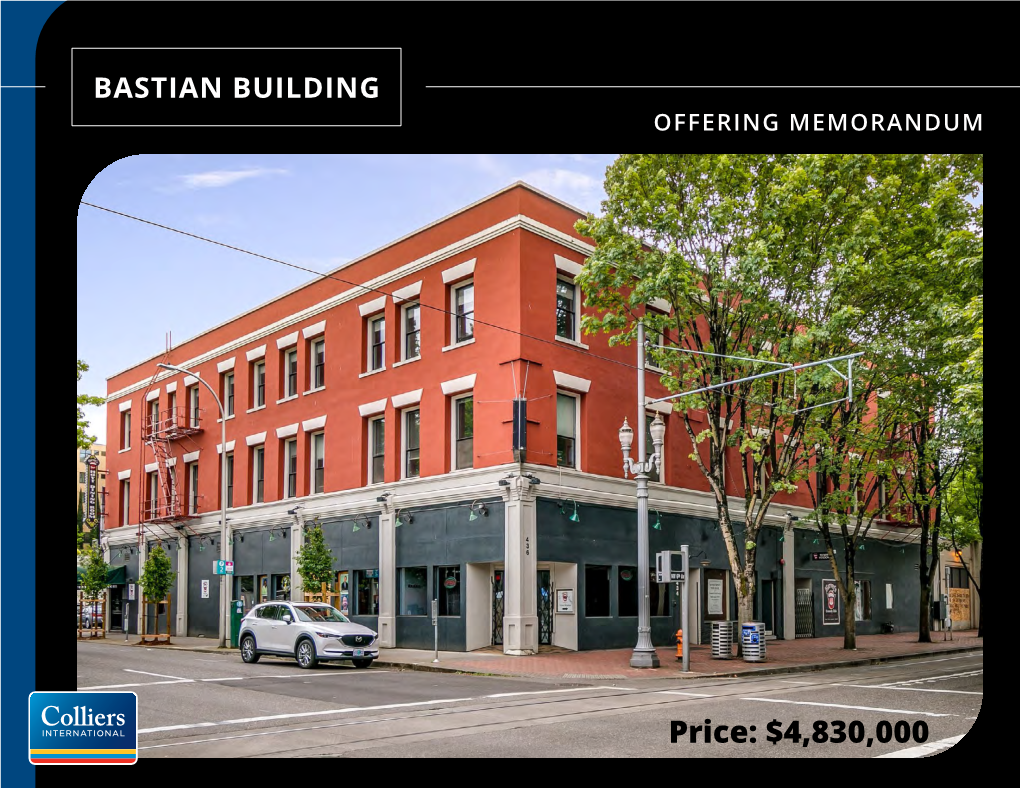Price: $4,830,000 BASTIAN BUILDING
