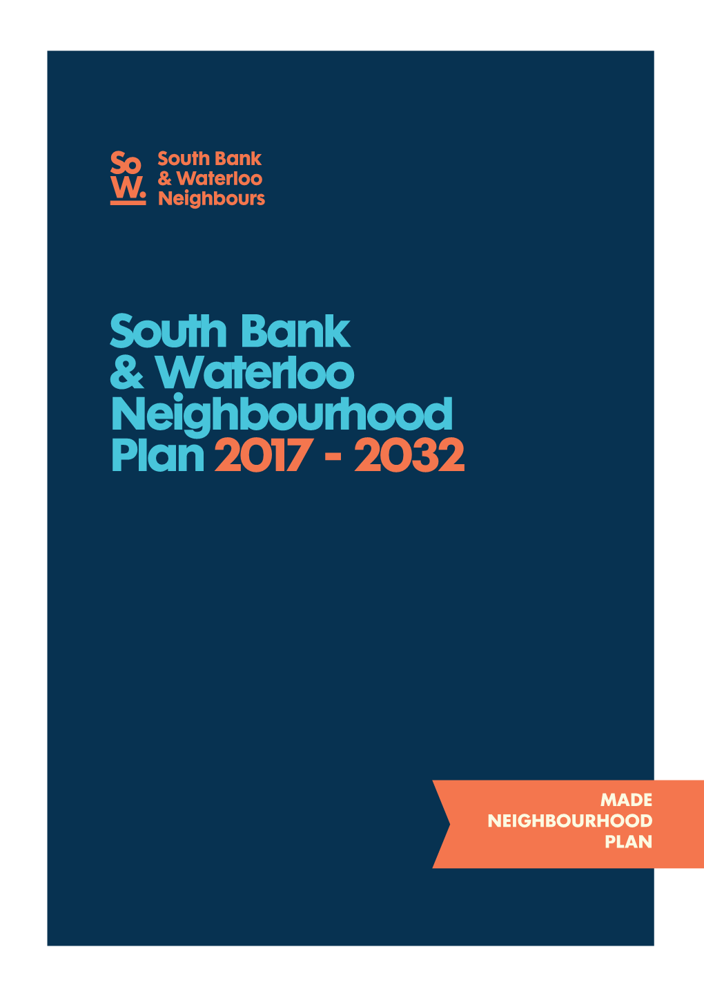 South Bank & Waterloo Neighbourhood Plan2017