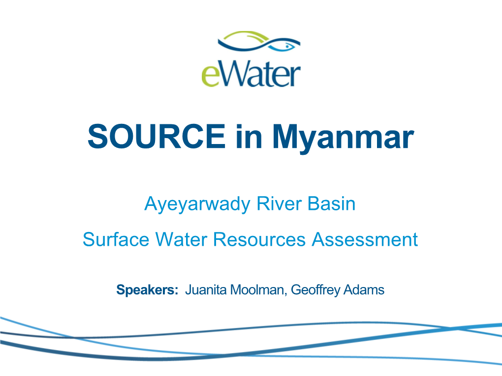 SOURCE in Myanmar