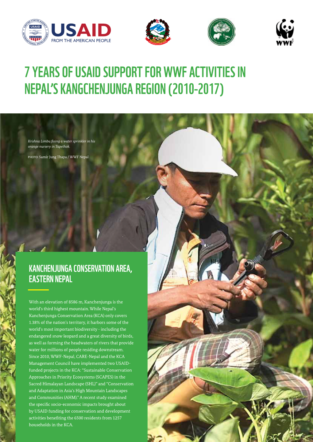 7 Years of Usaid Support for Wwf Activities in Nepal’S Kangchenjunga Region (2010-2017)