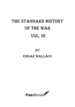 The Standard History of the War Vol. III