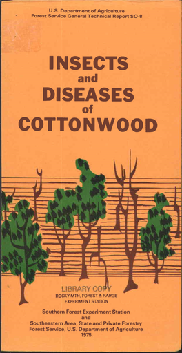 Insects Diseases Cottonwood