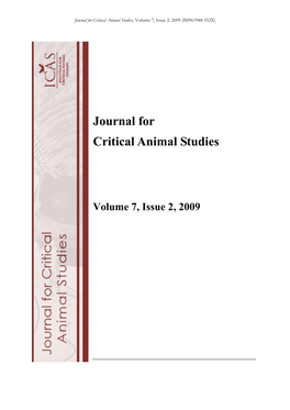 Volume 7, Issue 2, 2009 (ISSN1948-352X)