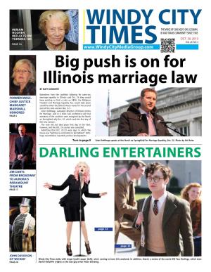 Big Push Is on for Illinois Marriage Law by MATT SIMONETTE