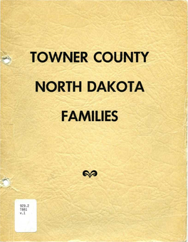 Towner County North Dakota Families