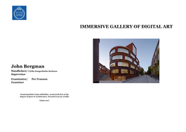 John Bergman IMMERSIVE GALLERY of DIGITAL