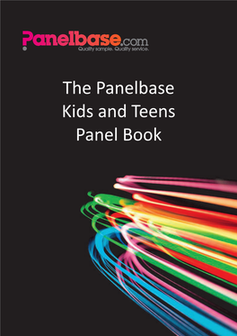 The Panelbase Kids and Teens Panel Book