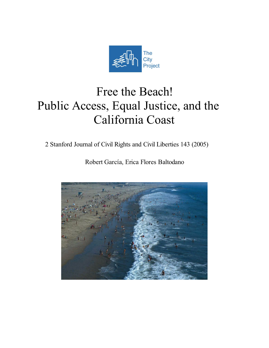 Free the Beach! Public Access, Equal Justice, and the California Coast