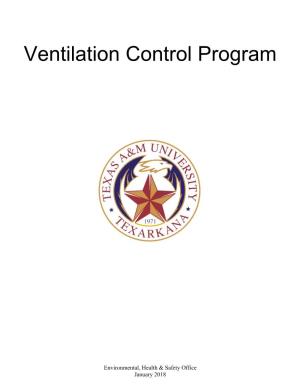 Ventilation Control Program