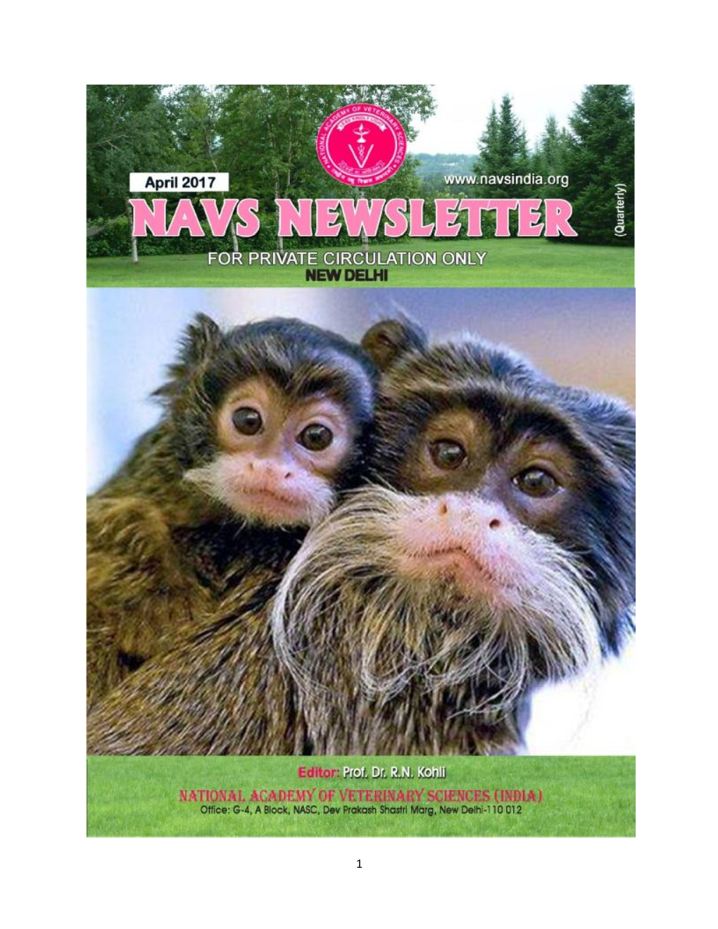 New Delhi Navs Newsletter April, 2017