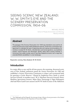 Ww Smith's Eye and the Scenery Preservation Commission, 1904–06