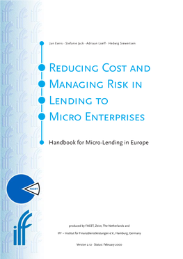 Microlending Handbook 99