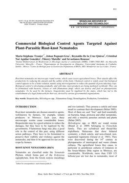 Commercial Biological Control Agents Targeted Against Plant-Parasitic Root-Knot Nematodes