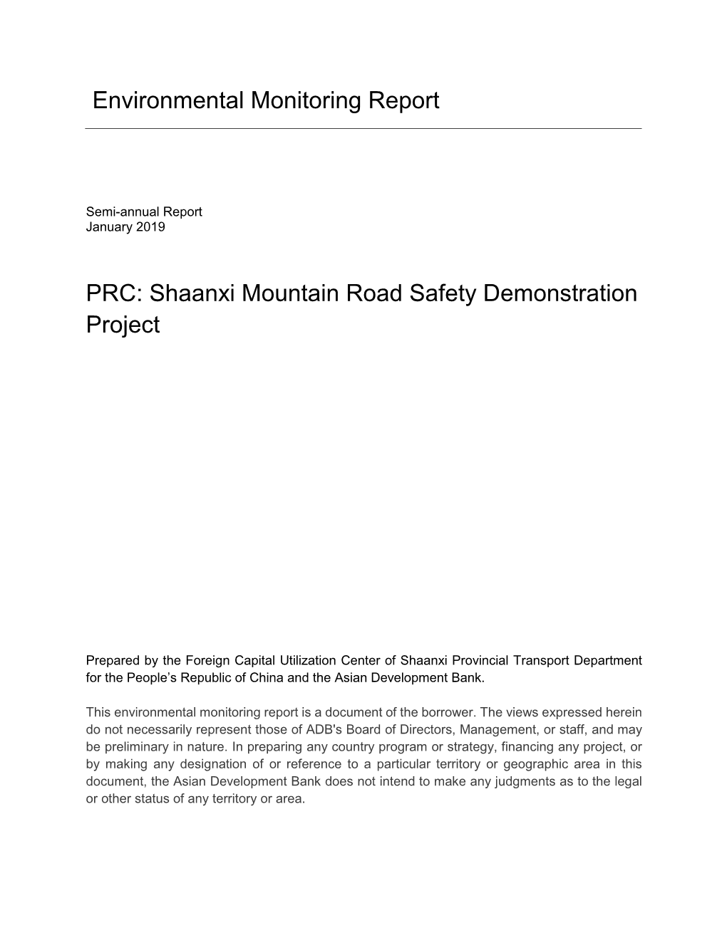 46042-002: Shaanxi Mountain Road Safety Demonstration Project