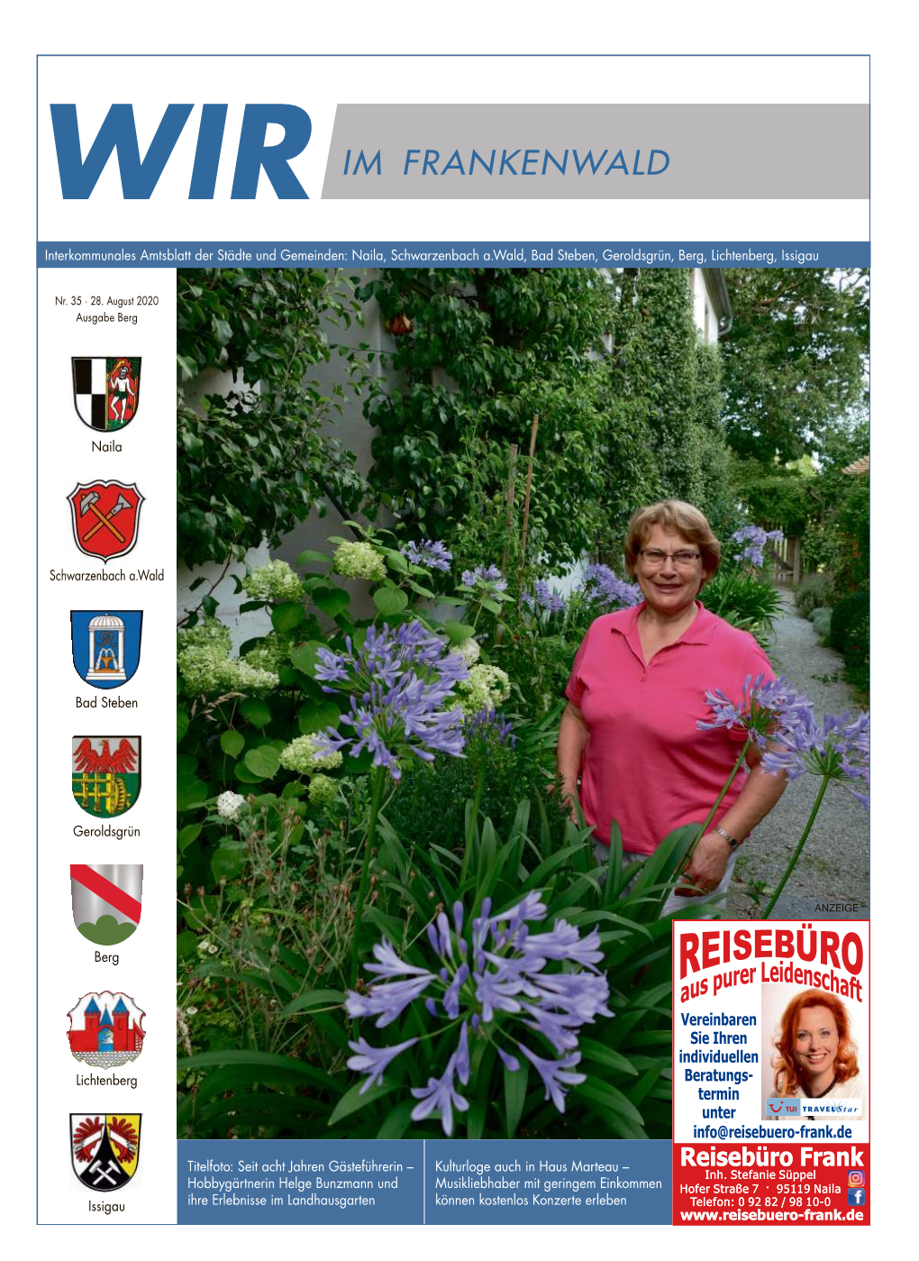 WIR Im Frankenwald Ausgabe 28.August 2020