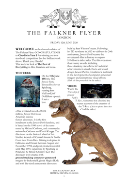 The Falkner Flyer Edition Eleven: 12.06.2020 1
