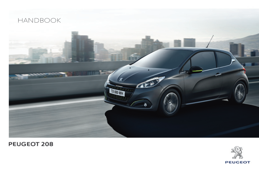 Peugeot 208 Vehicle Handbook