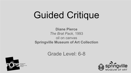 Guided Critique