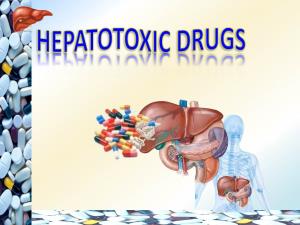 6) Hepatotoxic Drugs