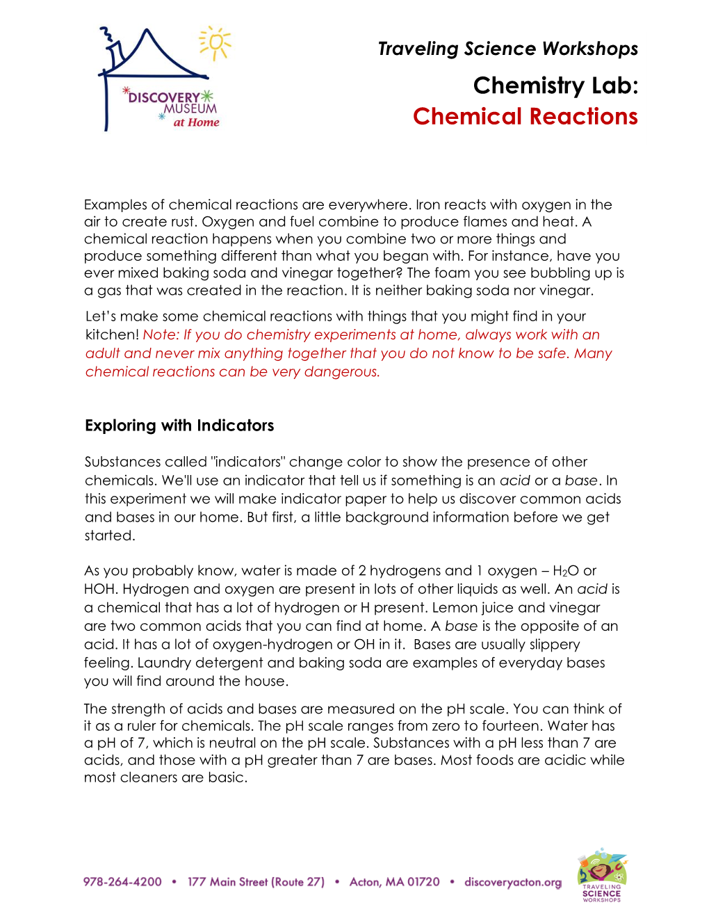 Chemistry Lab: Chemical Reactions