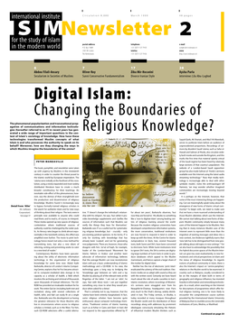 Digital Islam: Changing the Boundaries of Religious Knowledge?