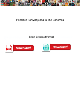Penalties for Marijuana in the Bahamas