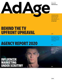 Behind the Tv Upfront Upheaval Agency Report 2020