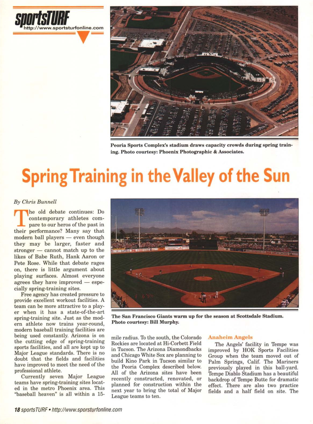 Spring Training in the Valley of The