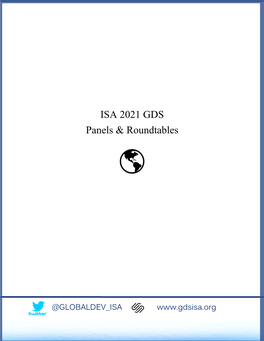 ISA 2021 GDS Panels & Roundtables