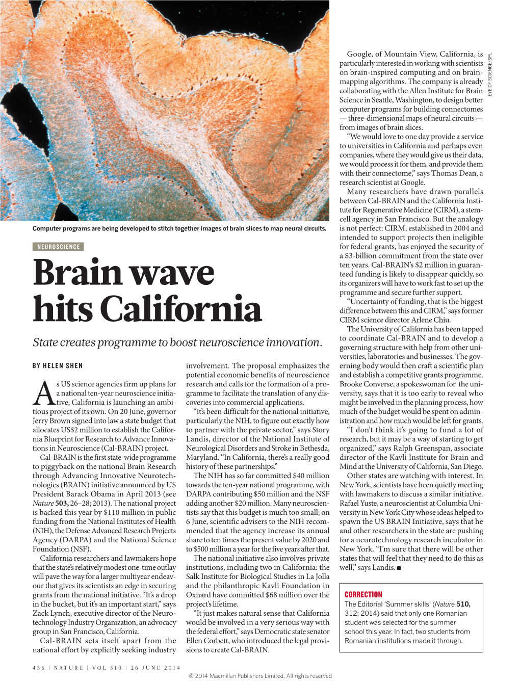 Brain Wave Hits California