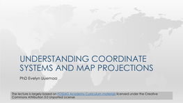 Understanding Coordinate Systems and Map Projections (Pdf)