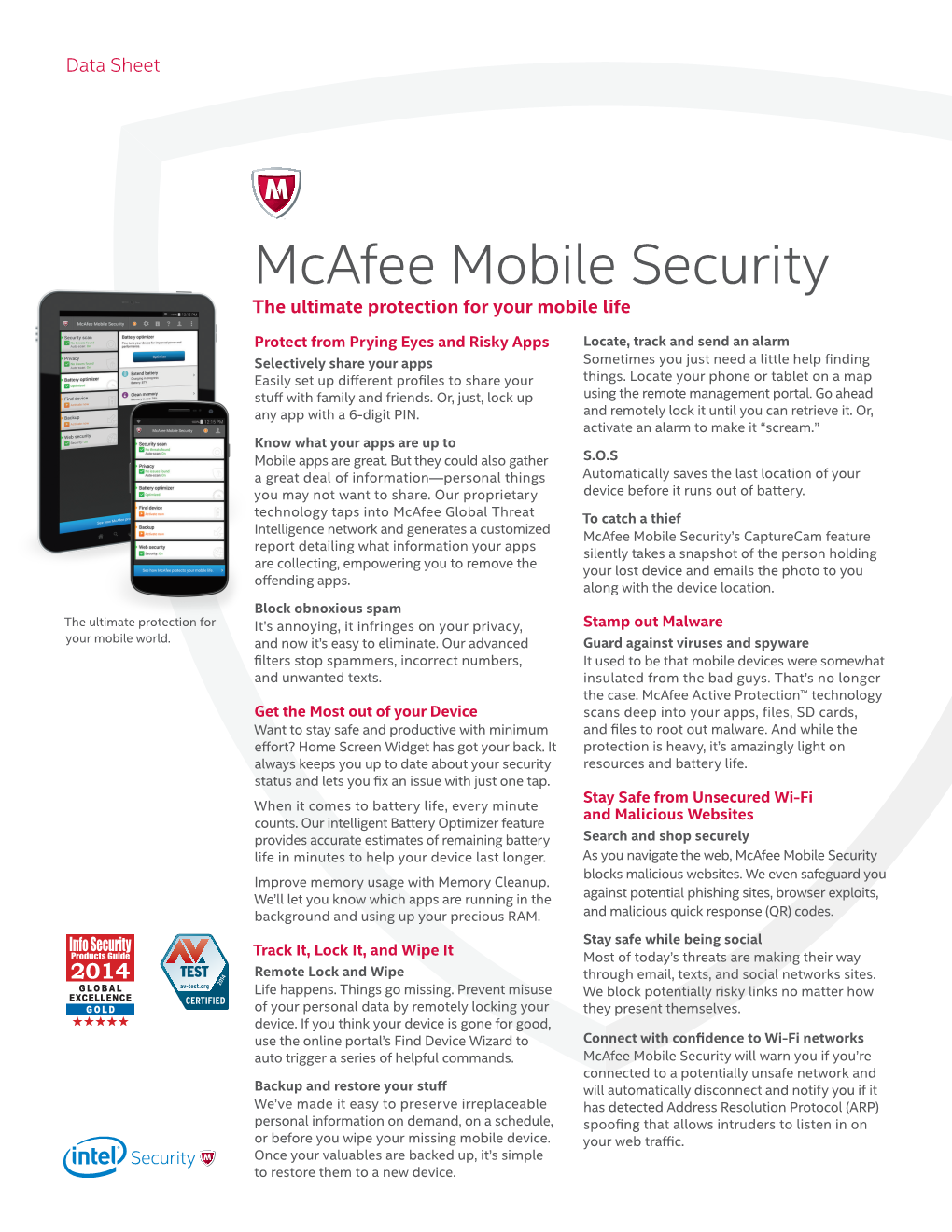 Mcafee Mobile Security the Ultimate Protection for Your Mobile Life