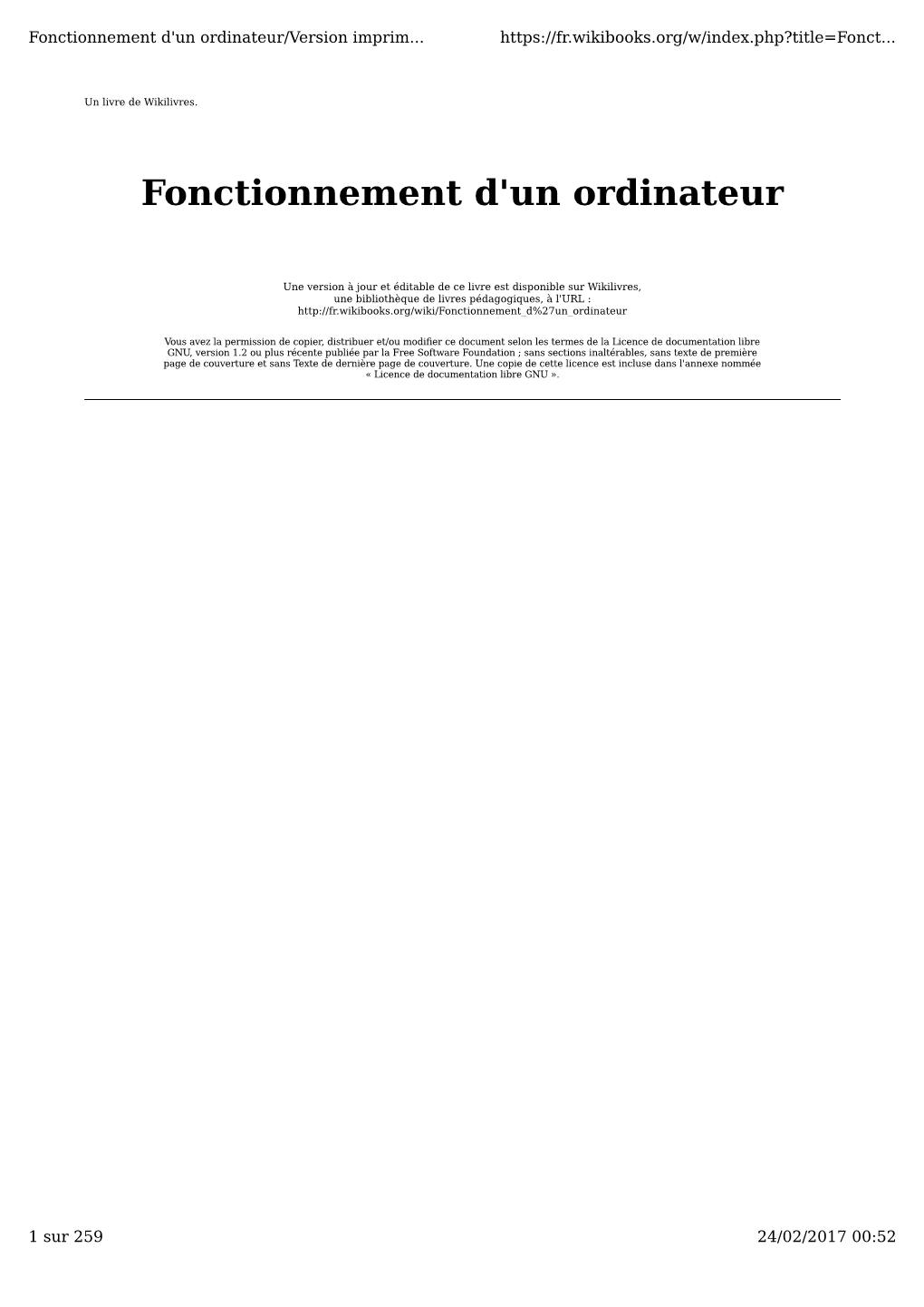 Fonctionnement D'un Ordinateur/Version Imprim