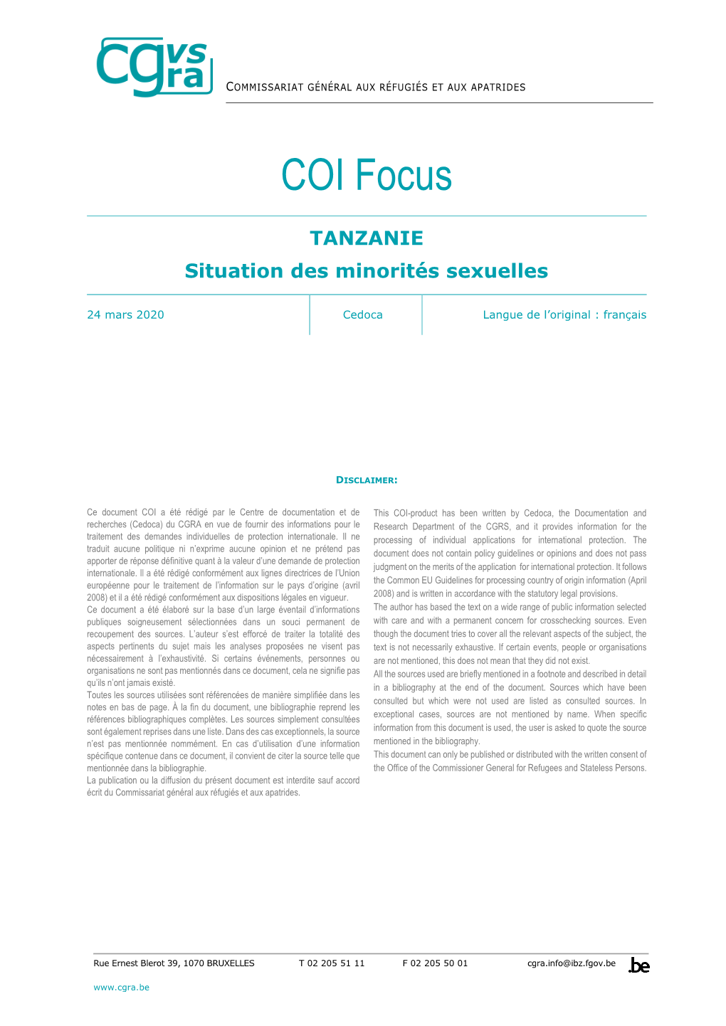 Download the COI Focus