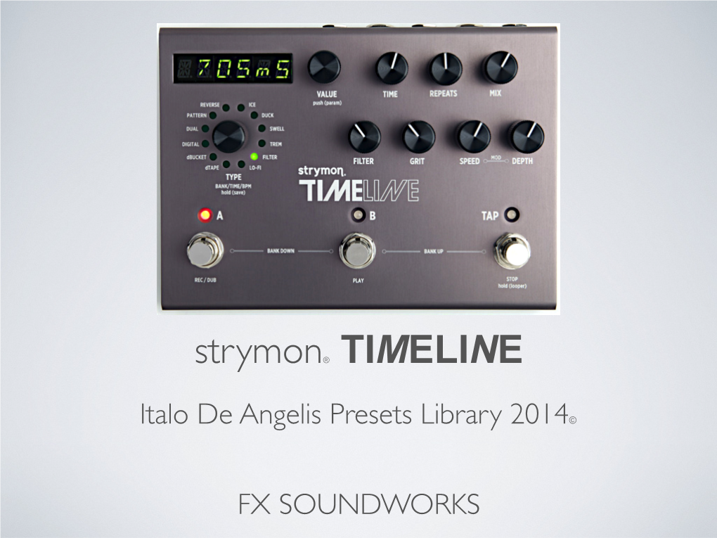 Strymon® TIMELINE