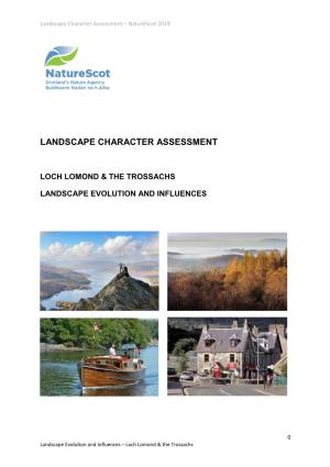 Landscape Character Assessment – Naturescot 2019