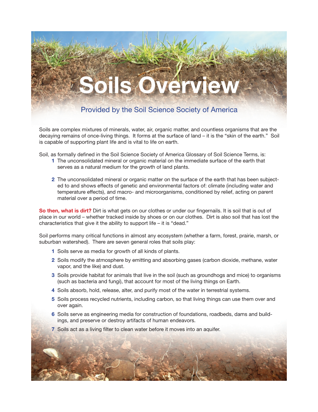 Soils Overview