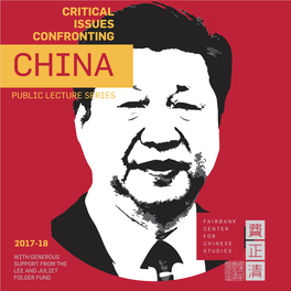 Critical Issues Confronting China