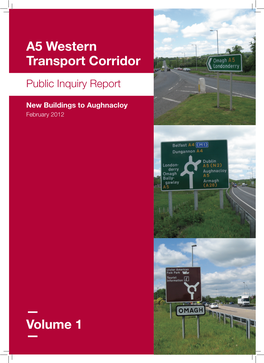 A5 Western Transport Corridor — Volume