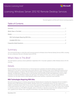 Licensing Windows Server 2012 R2 Remote Desktop Services