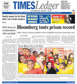 Bloomberg Touts Prison Record